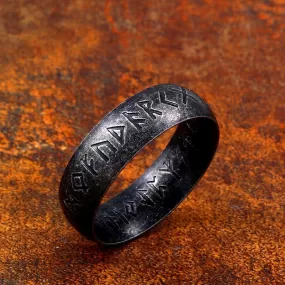 Elder Futhark Stainless Steel Ring