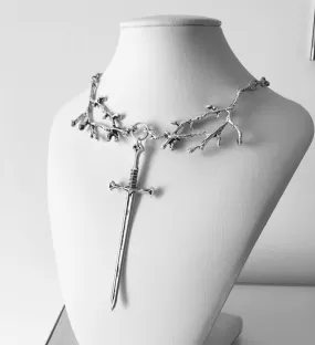 Sword Amongst The Thorns Necklace